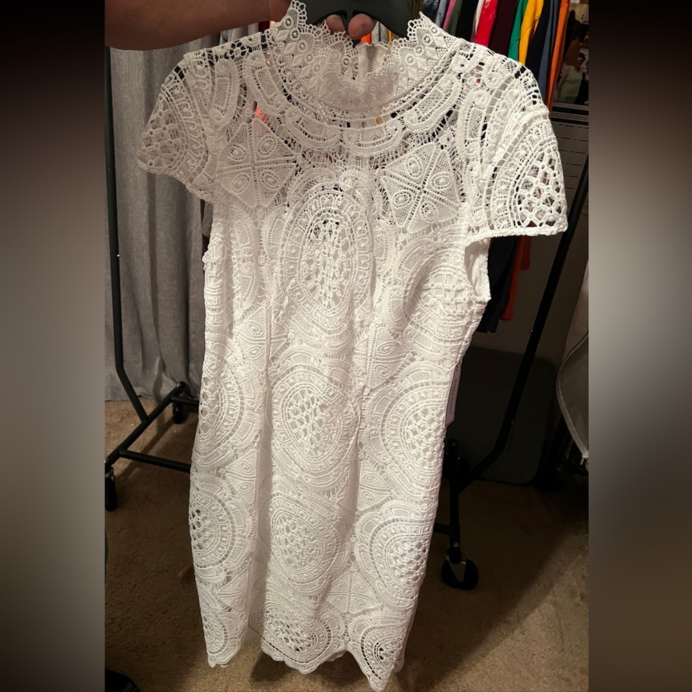 White Lace Dress